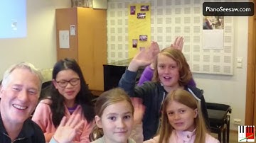 Teaching piano groups with Triplet- and Twinkeys Song - The PianoSeesaw beginner method