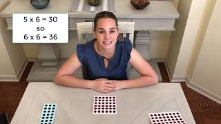 GS22: Building up from a known fives fact to multiply by six