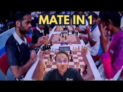SHOCKING! He missed mate in 1 | Arjun Erigaisi vs Praggnanandhaa