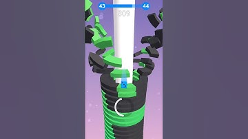 Stack Ball 🏀 Level 43  Gameply #shorts #youtubeshorts #stackball #aigamingyt