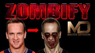 Zombify Use Fooocus To Turn Anyone Into A Zombie - Stable Diffusion-