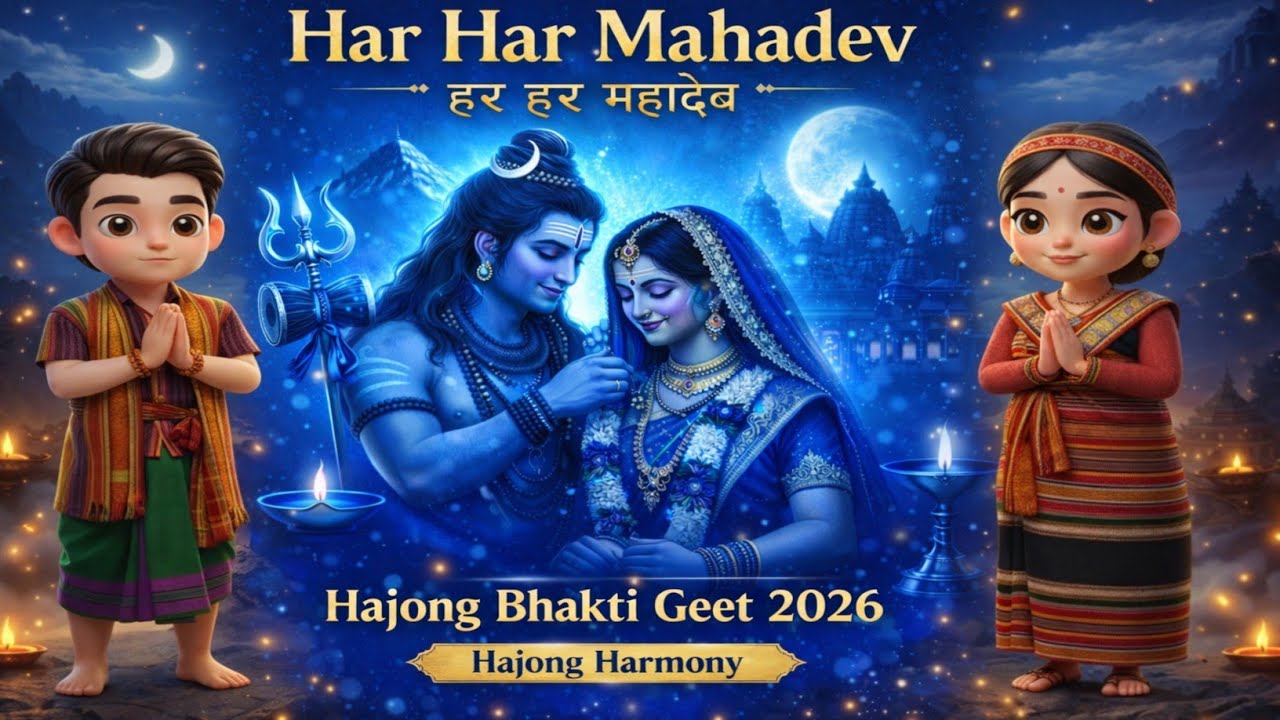 Har Har Mahadev – Hajong Bhakti Geet 2026 | Hajong Harmony