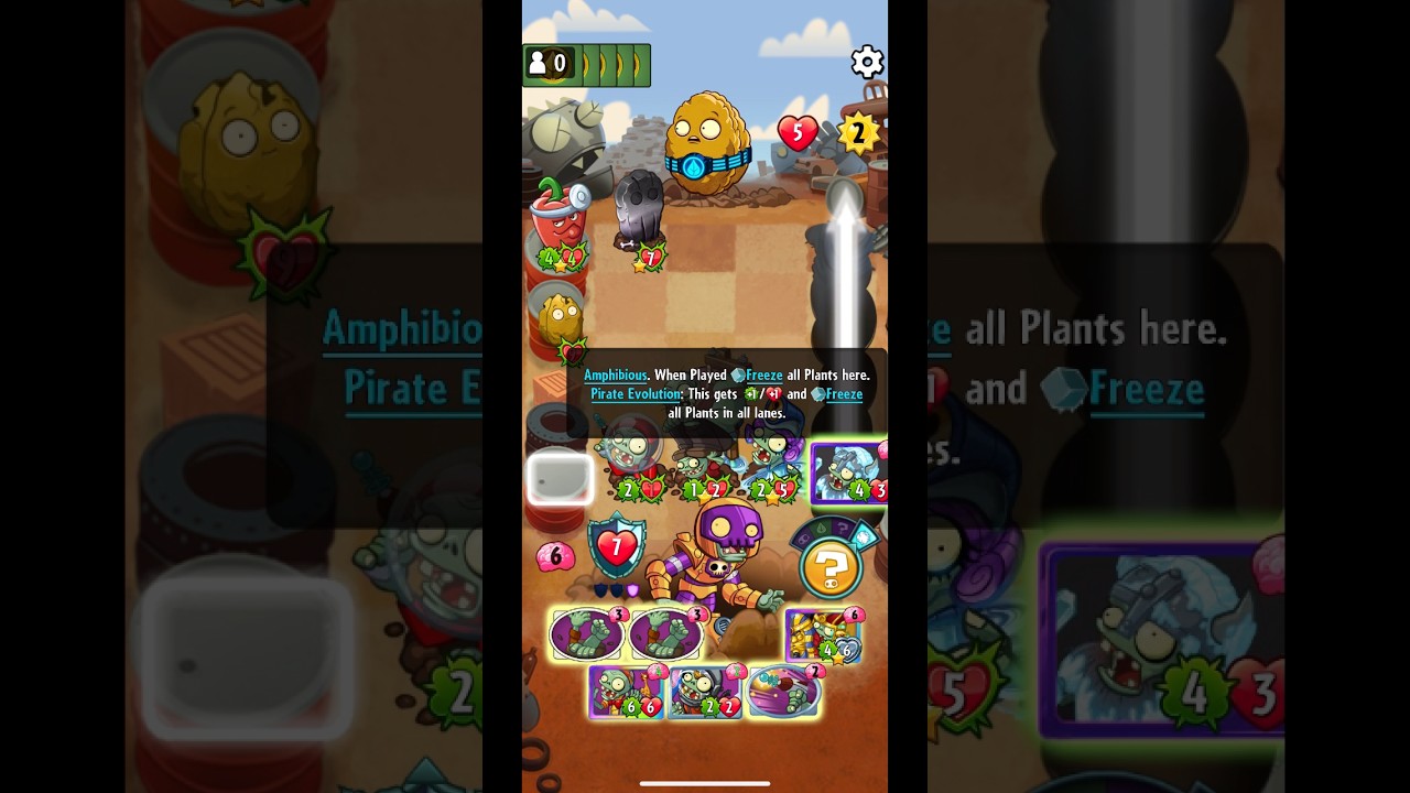 One to one damage is just amazing Pvz heroes daily challenge