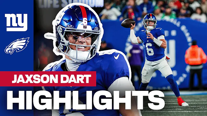 Jaxson Dart Highlights: Top plays vs. Eagles | Week 6 | New York Giants