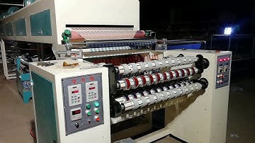 1000mm double color adhesive tape printing BOPP packing tape coating slitting machine