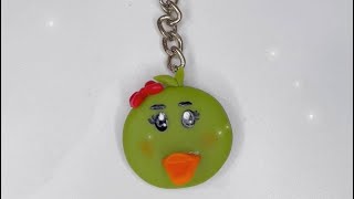 How to make Easy and Cute keychain | Clay Art | Easy DIY Tutorial