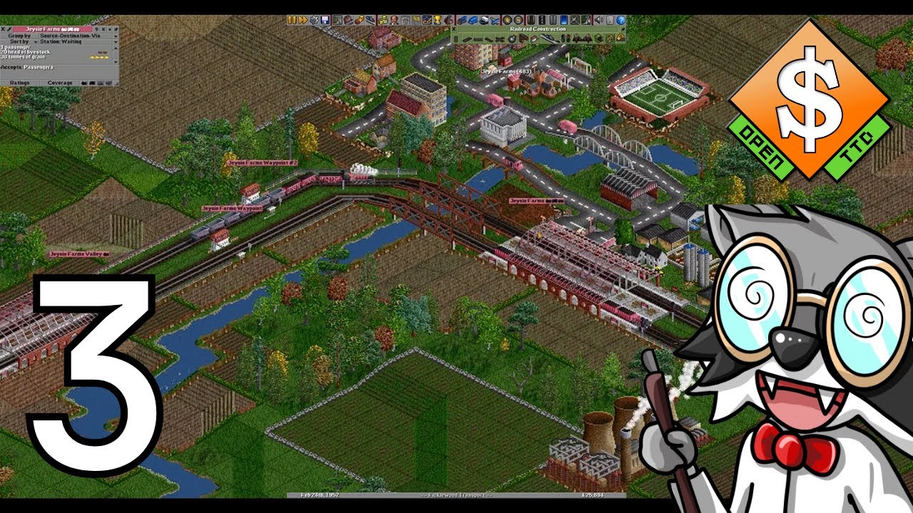 Rose Colored Goggles [OpenTTD] 3 Farmville YouTube