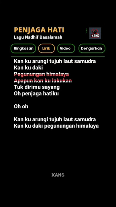 LIRIK LAGU PENJAGA HATI #liriklagu #music #viral #shorts #fyp
