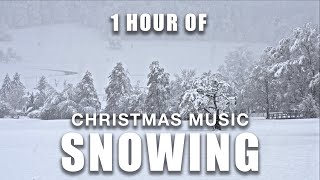 Relaxing Snowfall - Christmas themed songs | Winter in Wonderland