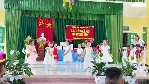 Tiết mục văn nghệ của các bé lớp 3 tuổi A