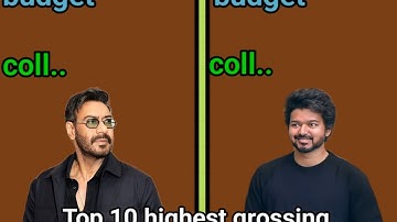 Ajay Devgan vs vijay Thalapathi Top 10 highest grossing movie comparison/vijay vs ajay collection..