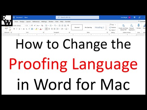 Video: Paano ko babaguhin ang autocorrect na wika sa aking Mac?