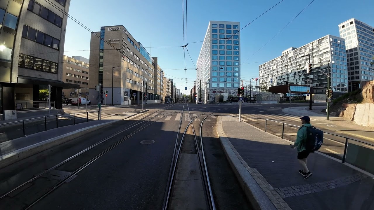 Helsingin Raitiolinja/Helsinki Tramline:7 Meilahden sairaala-Länsiterminaali-Meilahden sairaala.2024