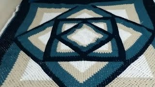 كروشية مفرش سرير سهل وجميل للمبتدئين #crochet blanket