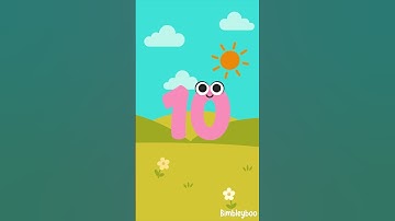 Colorful Numbers 1 to 10 Song | Fun Counting for Kids | Learn Numbers | Bimbleyboo #shorts