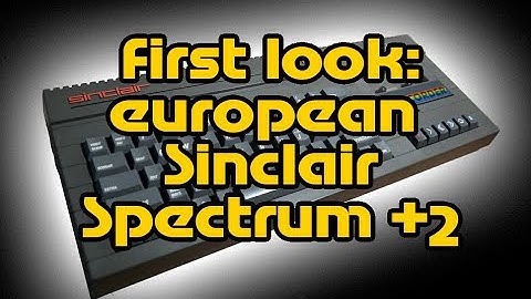 First look: Sinclair Spectrum +2 !