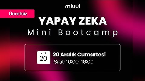 Miuul Yapay Zeka Mini Boocamp Programı