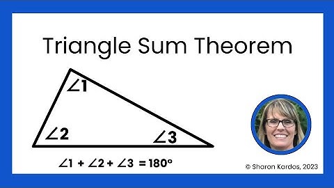 The Triangle Sum Theorem #maths #geometry #teaching