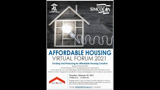 Affordable Housing Virtual Forum -Session 4 (February 25, 2021)