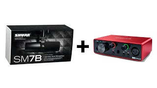 Unboxing Y Instalación Shure SM7B + Focusrite Scarlett Solo 3rd Gen