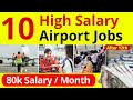 Top 10 high salary airport jobs for freshers  indigo jobs after 12th