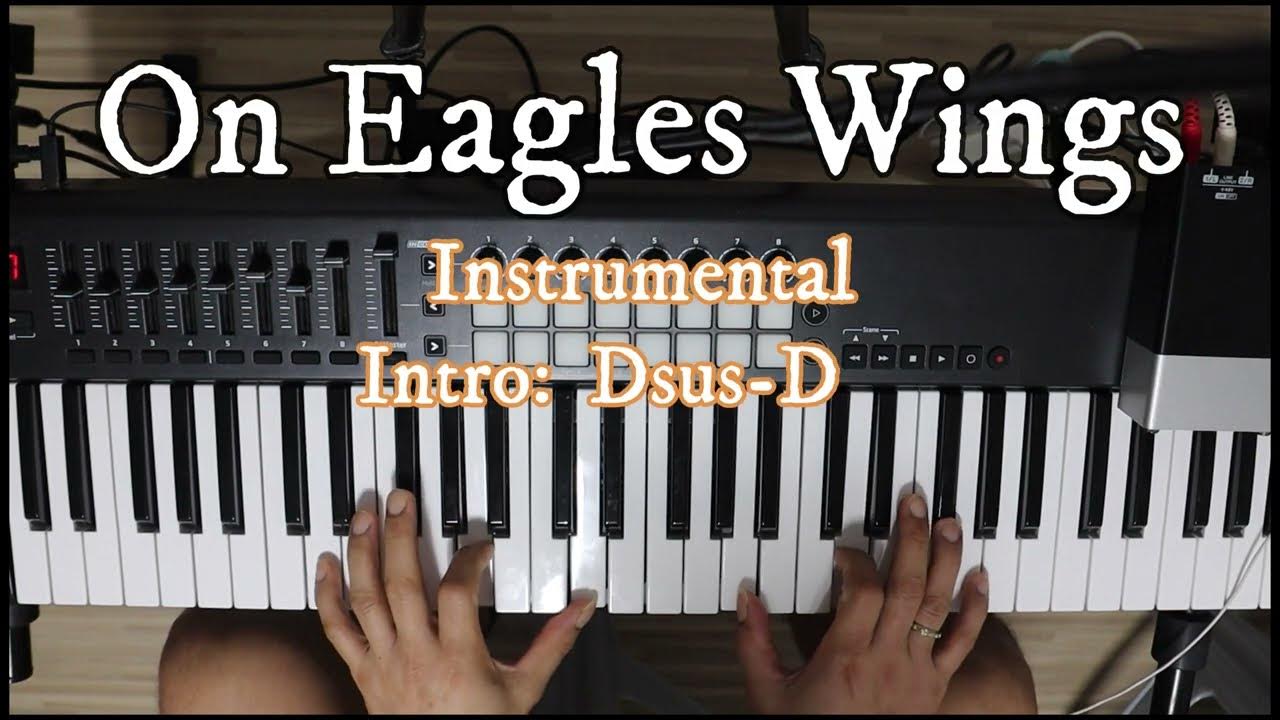 On eagles wings instrumental chords lyrics youtube