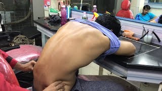 ASMR Indian Barber Relaxing Head Massage With Special Back Massage By (Mohammed Javed)