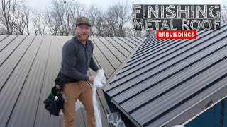 My Dream Shop Ep-45: Finishing The Metal Roof Panels