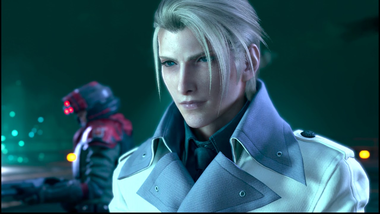 [4K] Final Fantasy VII Remake Rufus Cutscene + HARD Mode Fight JP voice ...