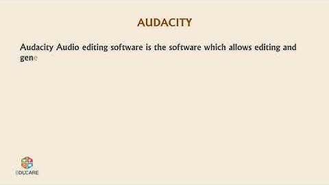 Class VIII Chapter Audacity
