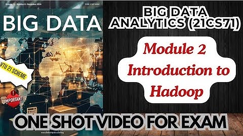 BDA Module2  Important Topics-21CS71- ONE SHOT VIDEO FOR EXAM-Big Data Analytics #21CS71 #BDA #vtu