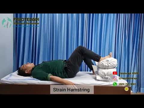 exercise strain hamstring, cedera paha belakang