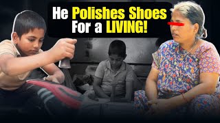 This 11 Year Old Shoe Polisher is the REAL MAN!