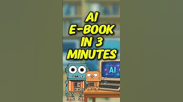 Make E-book with AI in 3minutes ! | No Writing Needed! #aimoney #makemoneyonline #aiebook