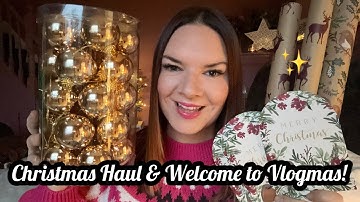Vlogmas Day 1 | Christmas Vlog | 12 Days Of Christmas | Kate McCabe | Opening My Advent Calendar ✨