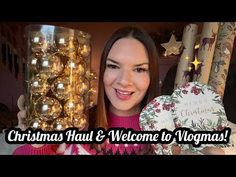 Vlogmas Day 1 | Christmas Vlog | 12 Days Of Christmas | Kate McCabe | Opening My Advent Calendar ✨