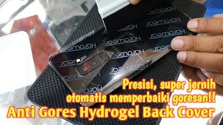 Anti Gores Hydrogel Back Cover | Presisi, super jernih, otomatis memperbaiki goresan‼️