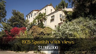 Classic 1925 Spanish with incredible views