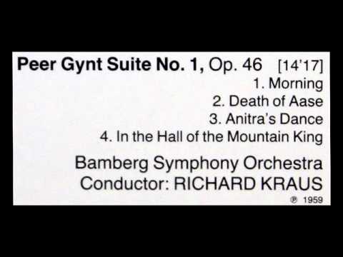 Grieg / Richard Kraus, 1959: Peer Gynt Suite No. 1...