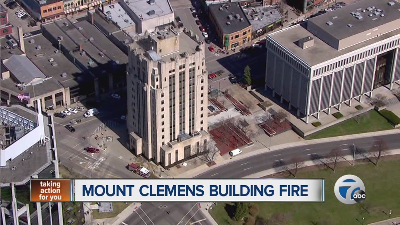 Mount Clemens building fire YouTube