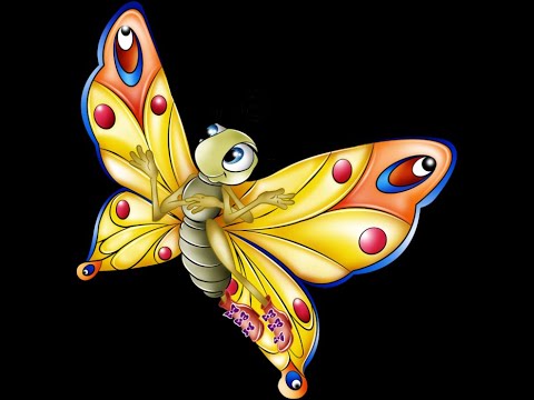 ჭრელი პეპელა - ქართული მულტფილმი 1981 Пестрая бабочка - грузинский мультфильм (перевод не требуется)