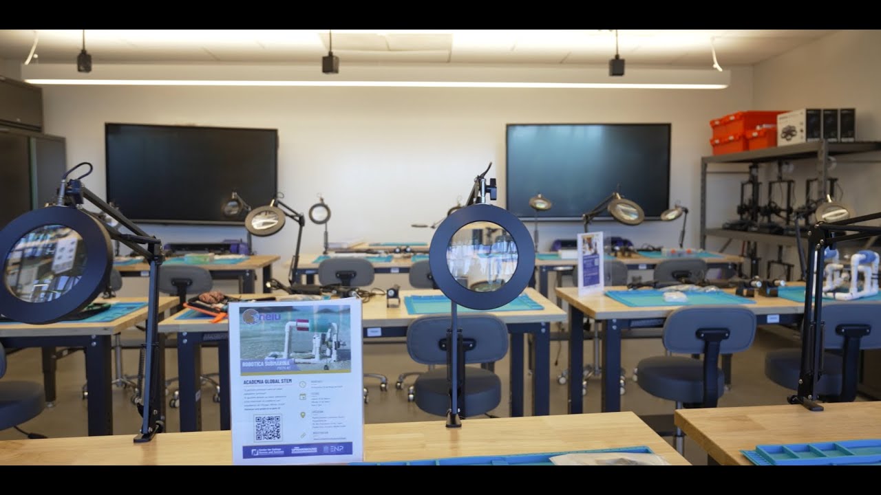 NEIU STEAM Lab Ribbon Cutting Event May 2024 - YouTube