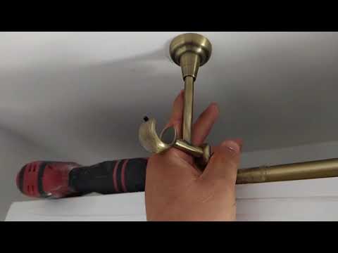 The Way To Install The Curtain Holder Is Very Easy طريقة تركيب حامل الستائر سهلة جدا