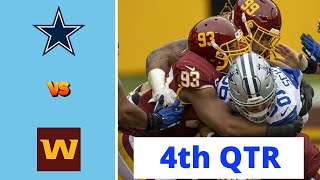 Washington Commanders vs Dallas Cowboys Full Highlights 4th QTR | NFL Week 4, 2022