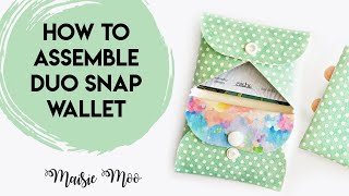 DIY No Sew Faux Leather Duo Wallet