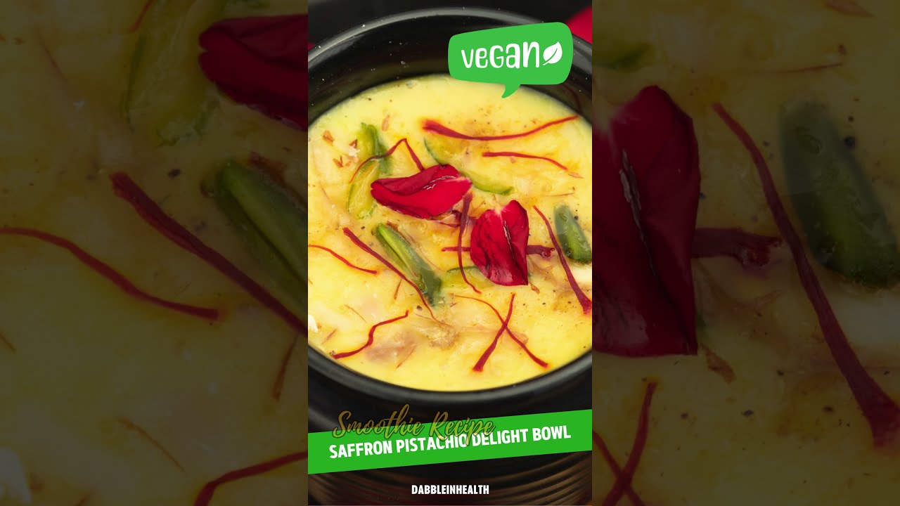 Saffron Pistachio Delight Bowl