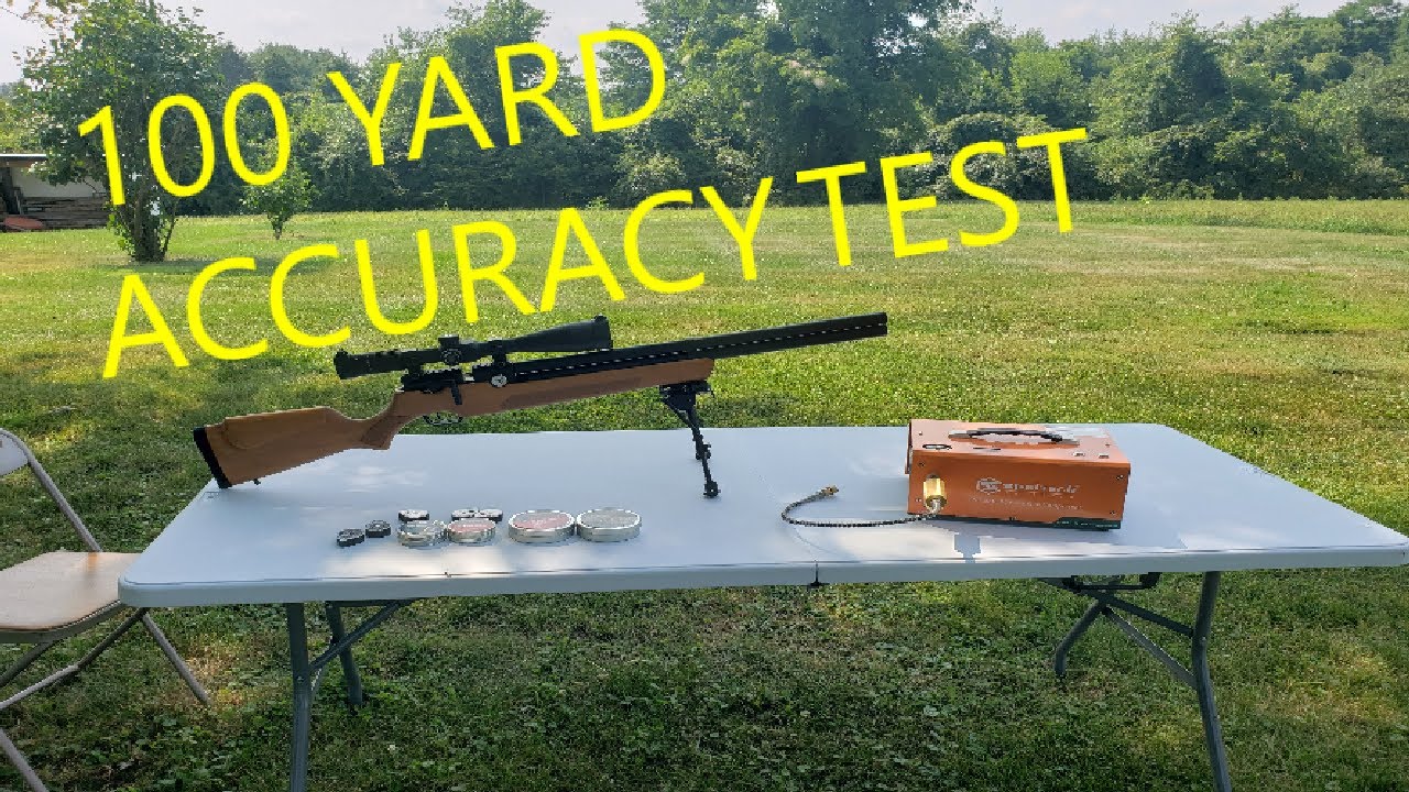 Air Venturi Avenger 25 caliber 100 yard accuracy test YouTube