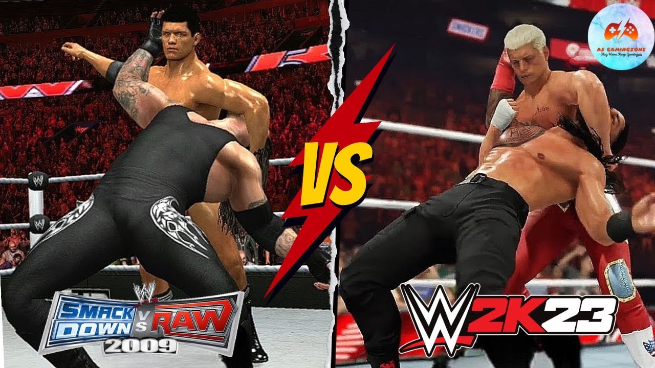 Evolution of Cody Rhodes Finisher from Smackdown vs Raw 2009 to WWE 2k23 YouTube