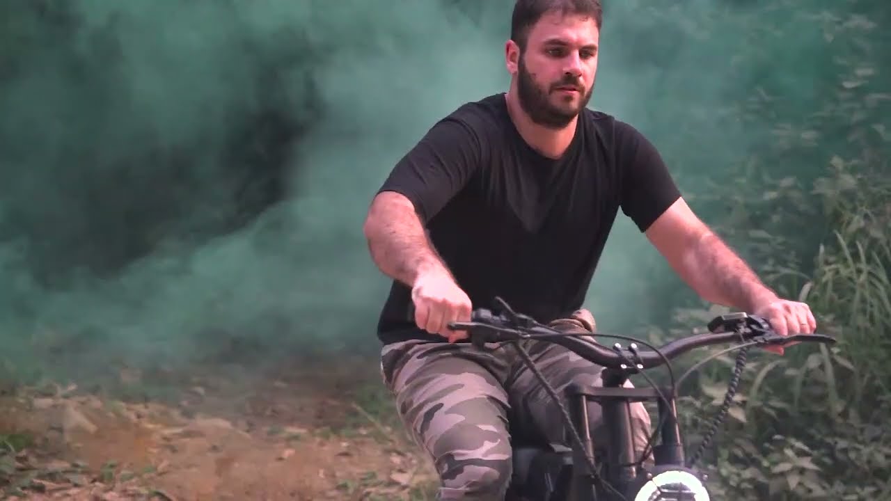 iEZway J1 Ebike 500W Retro Motorbike Style Max Speed 45km/h Fat Tyre