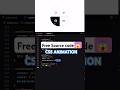 Creative Hover Animation 🔥 | HTML & CSS #html #css #hover #animation #shorts #coding #webdesign